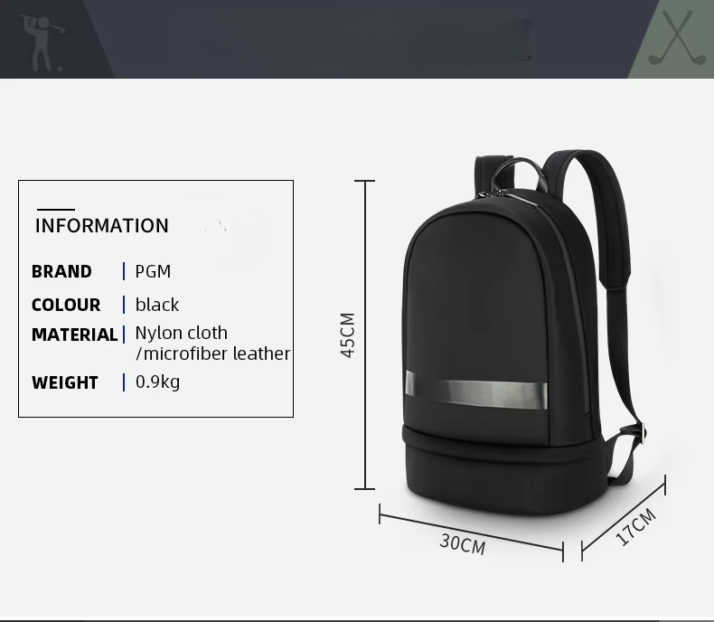 WanderS Golf Luxury Backpack Adjustable Straps Sport Golf Bag