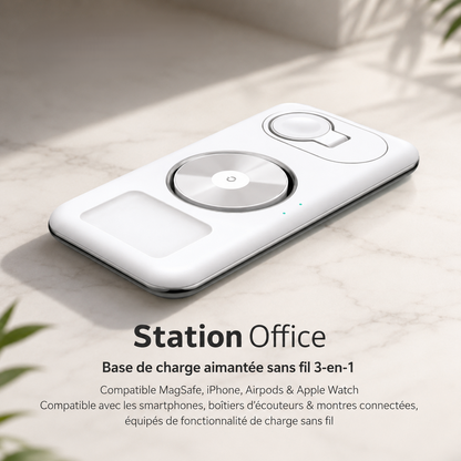 WanderS 3-in-1 Foldable Magnetic Wireless Charger 7.5W