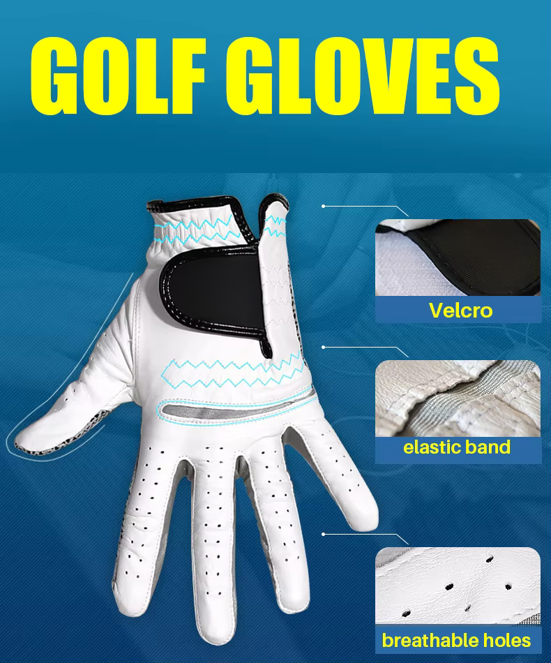 WanderS Cabretta Leather Sheep Skin Anti-Slip Golf Glove