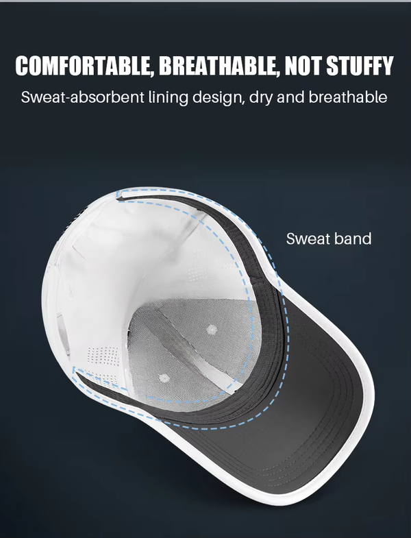 WanderS High Quality Custom Golf Cap 6 Panel Polyester Profissional Golf Cap by WanderS