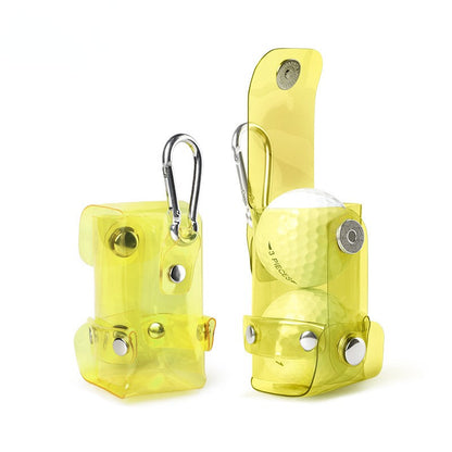 WanderS Golf Waist Bag Ball Clip Men And Women'S Portable Ball Cover Magnetic Buckle Colorful Laser Storage Bag Hanging Ball Bag