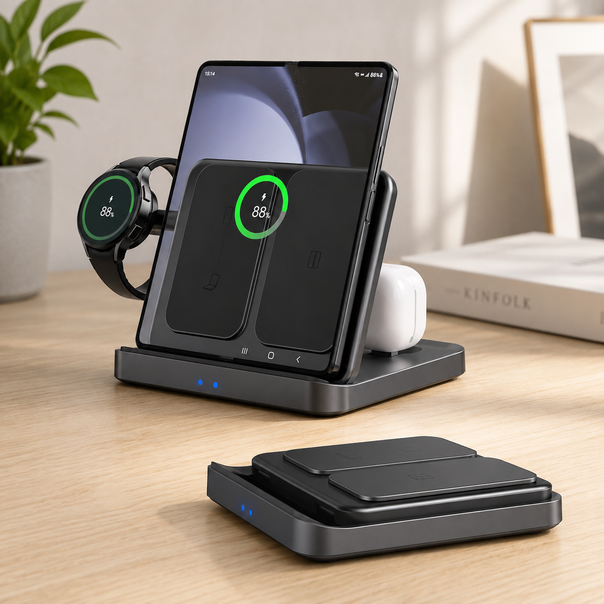 WanderS Apple 3-in-1 Foldable Wireless Charger