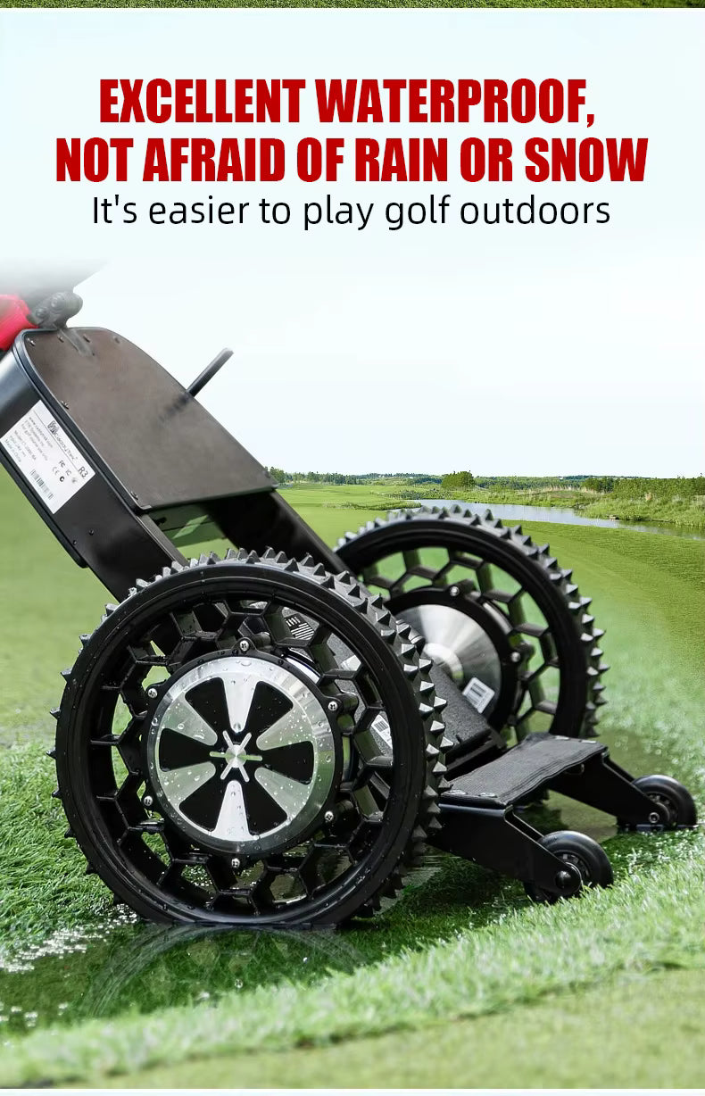 WanderS Custom Foldable Remote Controller Electric Golf Trolley With Follow Me