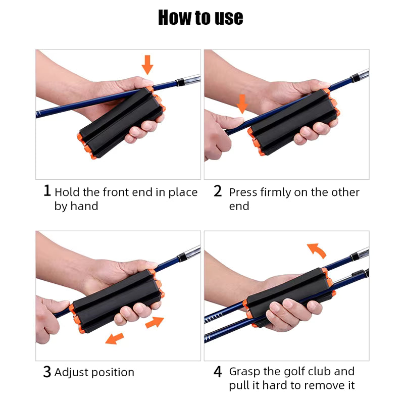 WanderS Golf Bag Club Divider Clips Portable Golf Club Retainer Golf Bag Club Clips