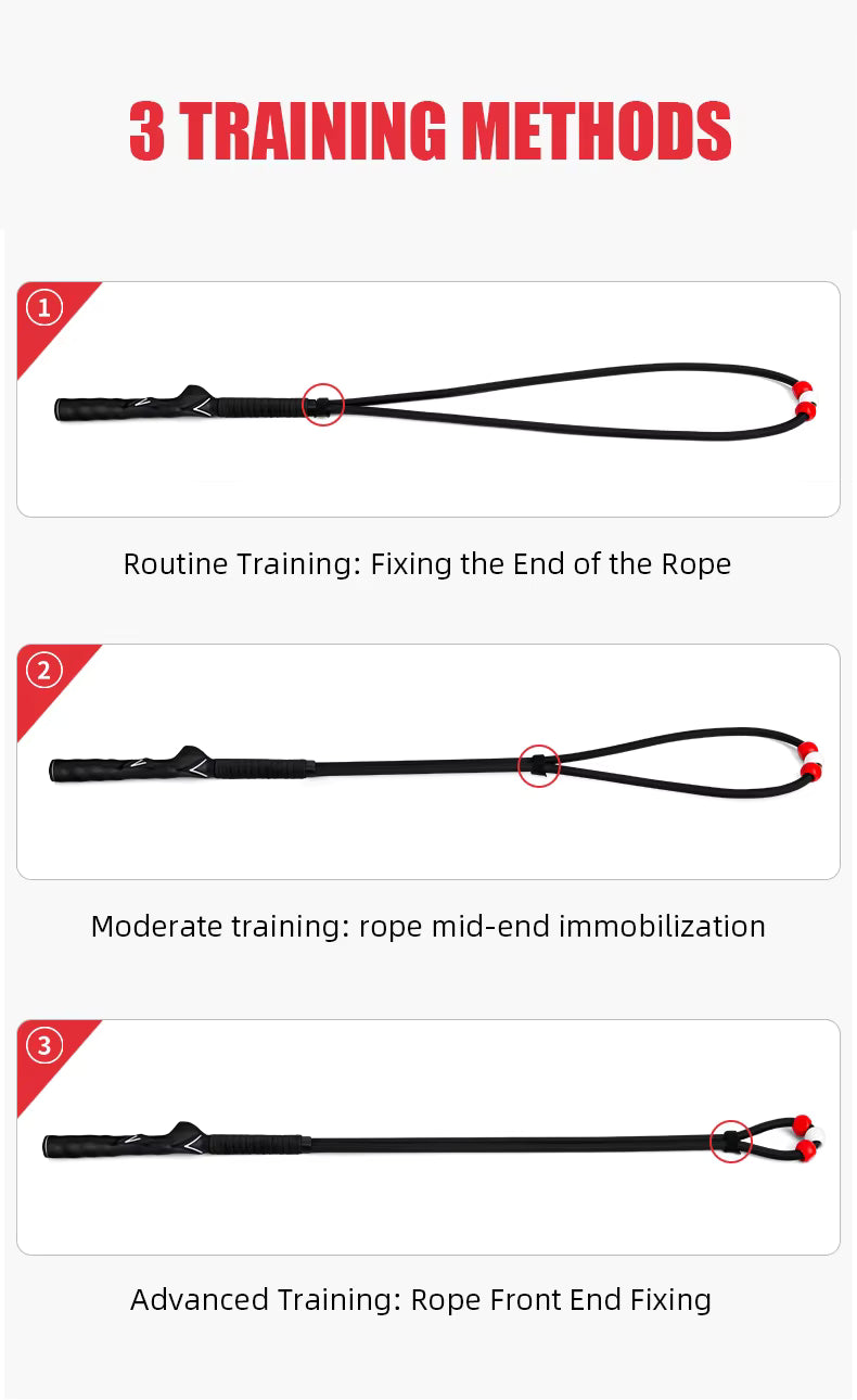 WanderS Golf Swing Aid Rope Correction Indoor Golf Swing Trainer