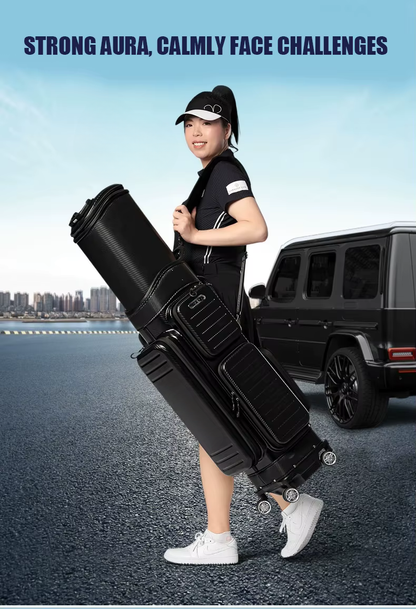 WanderS Hard Case Golf Travel Bag Tour Golf Bag With Wheels