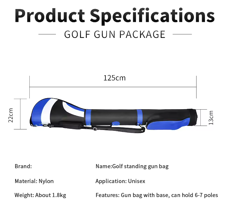WanderS High Quality Small Golf Bag With Wholesale Price Golf Gun Bag