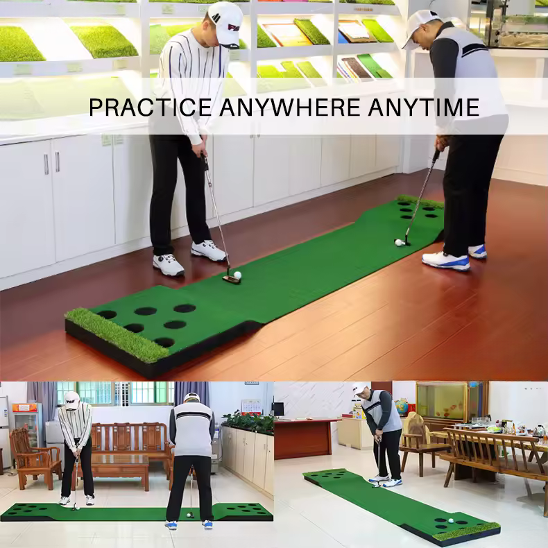 WanderS Artificial Putting Green Grass 3M Meter Indoor Quality Golf Game Slope Adjustable Putting Green