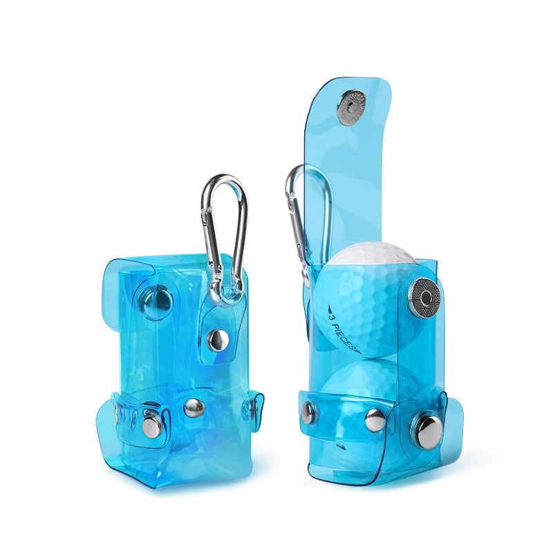 WanderS Golf Waist Bag Ball Clip Men And Women'S Portable Ball Cover Magnetic Buckle Colorful Laser Storage Bag Hanging Ball Bag