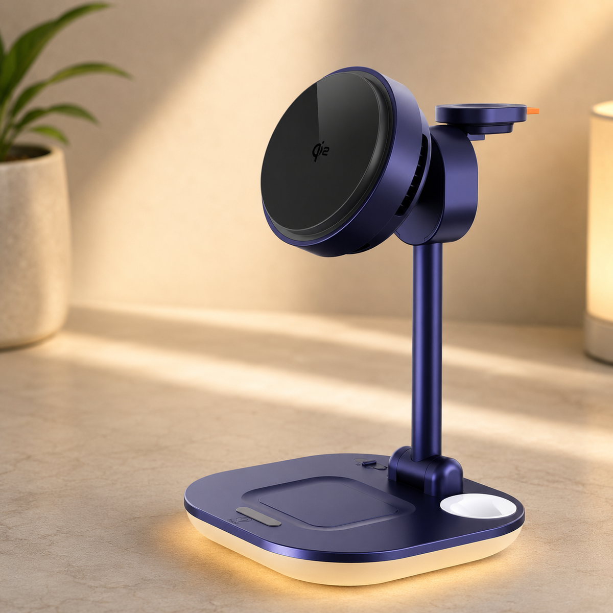 WanderS 3-in-1 Qi2.2 25W Cooling Wireless Charging Stand