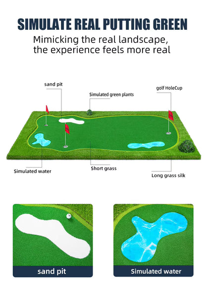 WanderS Custom Backyard Indoor Mini Golf Turf Putting Green Home Outdoor Putting Green