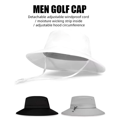 WanderS Golf Bucket Hat Manufacturers Navy Blue Blank Golf Hat With Rope