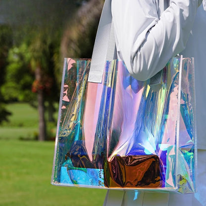WanderS Ladies Fashionable Transparent Waterproof Golf Hand Bag For Women