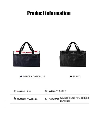 WanderS Waterproof Golf Duffel Clothing Bag Lightweight Golf Boston Bag With