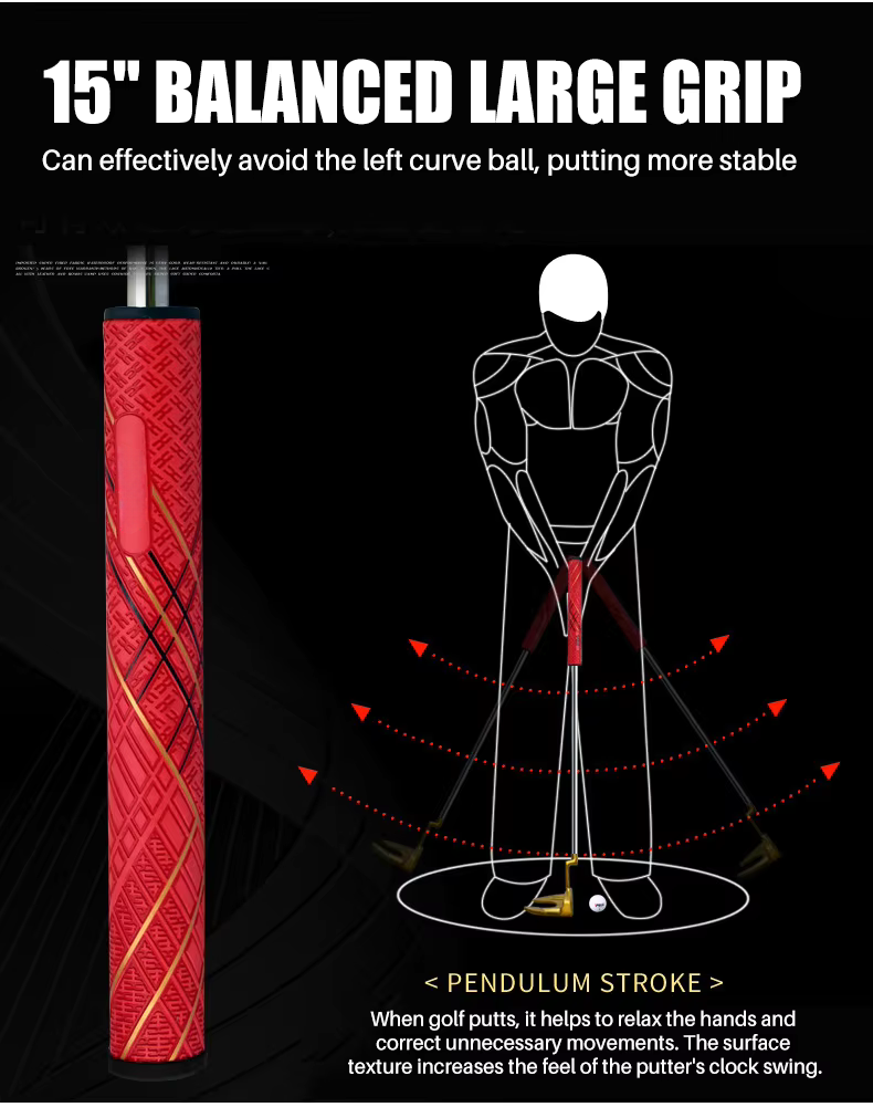 WanderS Golf Putter With A Line Of Sight And Large Wrap