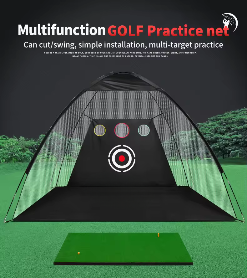 WanderS Golf Net Cage Practice Outdoor Backyard Golf Net With Target