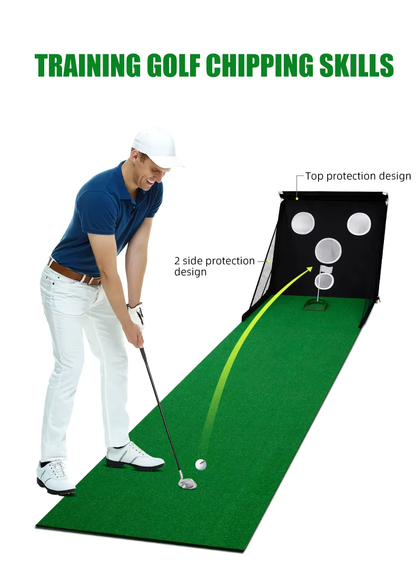 WanderS Portable Big Putting Mat Indoor Chipping Nylon Putting Mat