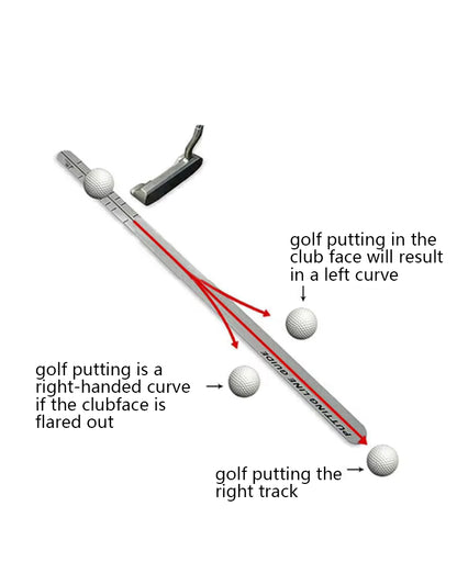 WanderS Outdoor Putting Guide Golf Putting Practice Ruler Line Indoor Golf