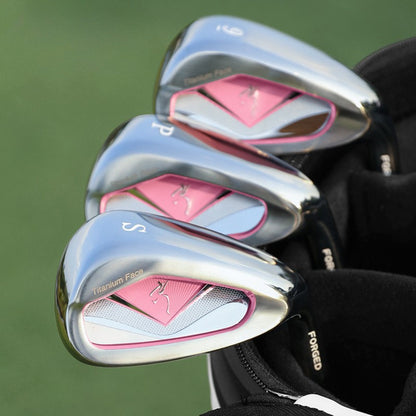WanderS Women Righr Handed Golf Club Set Titanium Driver Golf Clubs With Golf