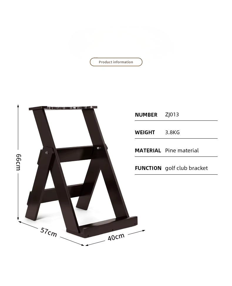 WanderS Oem Odm Golf Bag Stick Storage Display Rack Stand Golf Club Display Rack
