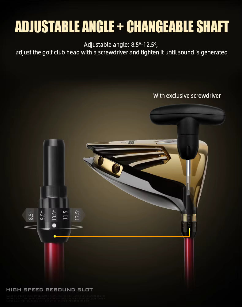 WanderS Made In China Carbon Fiber Graphite Shaft Men Professional Golf Clubs Complete Set With Golf Bag