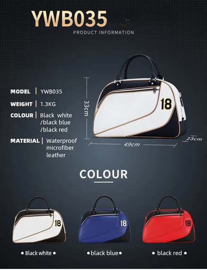 WanderS Boston Golf Sport Carrier Bag Light Weight Waterproof Golf Boston Bag