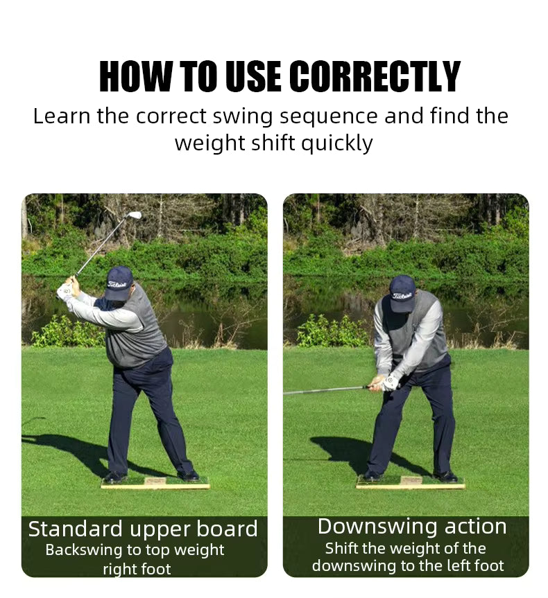 WanderS Outdoor Golf Swing Practice Training Aids Hitting Barycenter Shift Balance Plate Wholesale Golf Training Aids