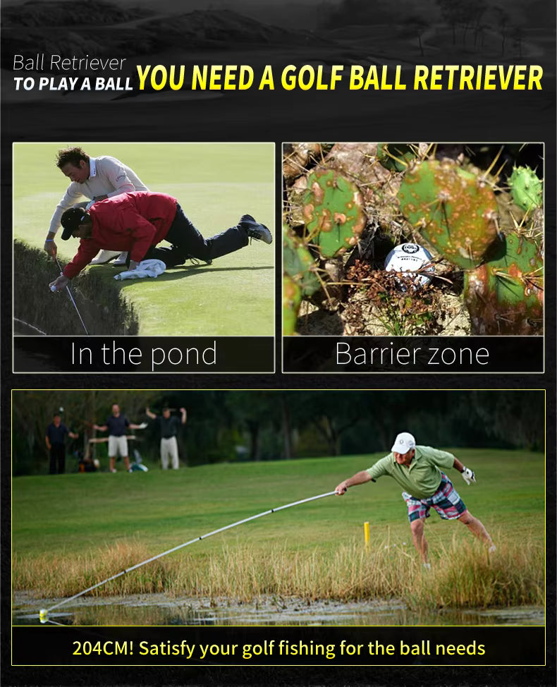 WanderS Golf Equipment Golf Ball Retrievers Portable Telescopic