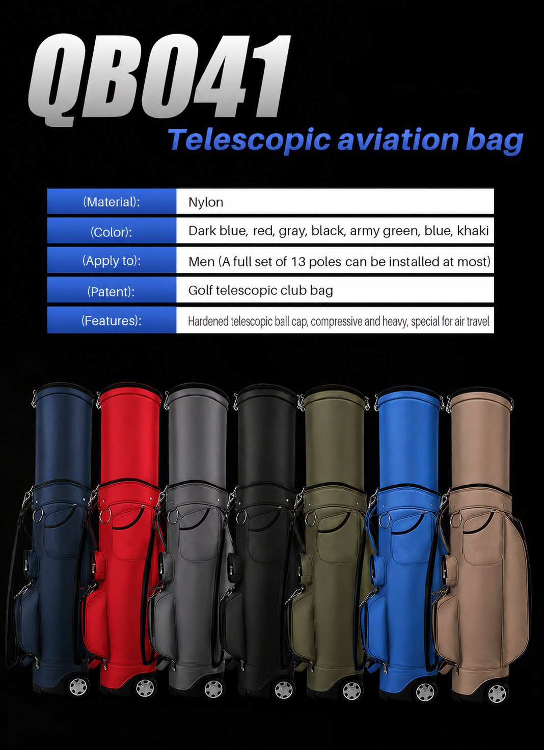 WanderS Women Golf Bags With Wheels Fashion/cooler Pocket by WanderS