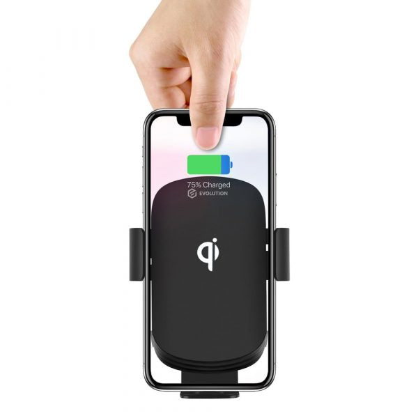 WanderS 15W Dual-Coil Car Wireless Charger