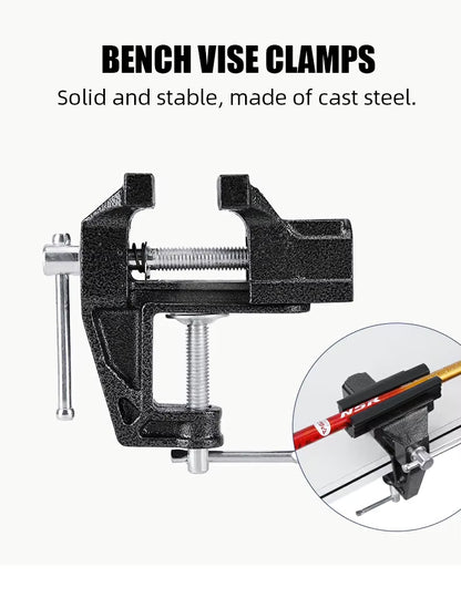 WanderS Golf Club Quick Shaft Clamp Regrip Vise Tool Set Golf Club Grip Station Golf Grip Tool