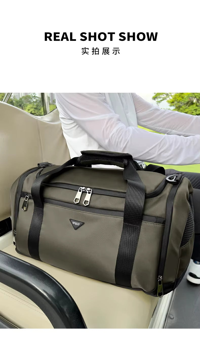 WanderS Waterproof Unisex Golf Duffel Clothing Bag Lightweight Golf Boston Bag