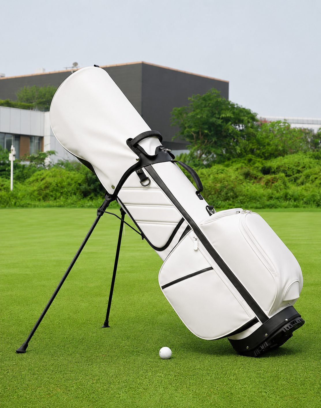 WanderS Custom Logo Golf Stand Bag Microfiber Leather Waterproof Golf Bags