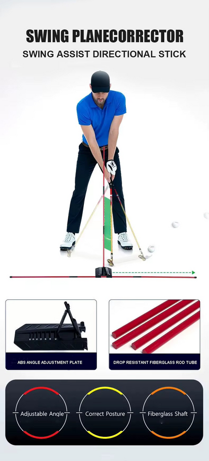 WanderS Swing Corrector Golf Training Aid Golf Alignment Sticks