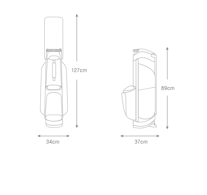 WanderS Korean Oem Golf Bag Custom Golf Club Bag 2 Hat Golf Stand Bag