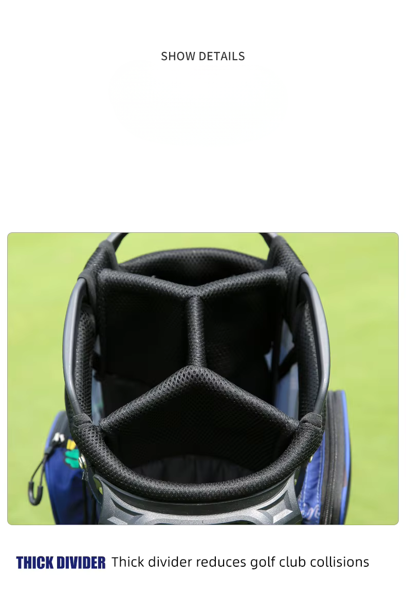 WanderS Customised Logo Golf Bags Nylon Waterproof Fully Custom Golf Bag
