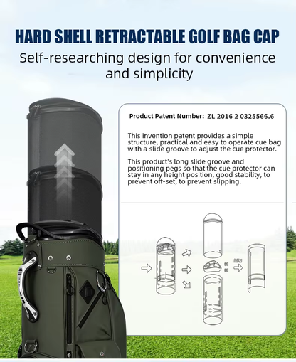 WanderS Custom Waterproof Golf Travel Bag Hard Case Tour Golf Bags With Wheels