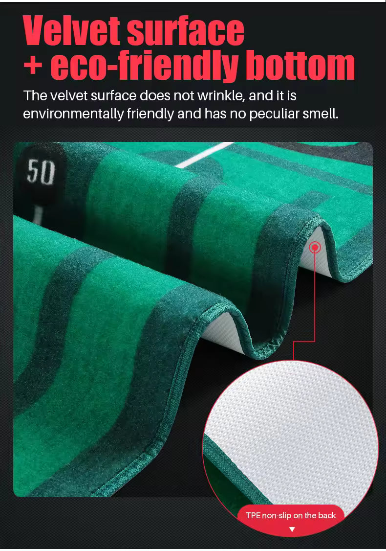 WanderS Wholesale Professional Practice Office Home Velvet Mat Indoor Golf Putting Mat