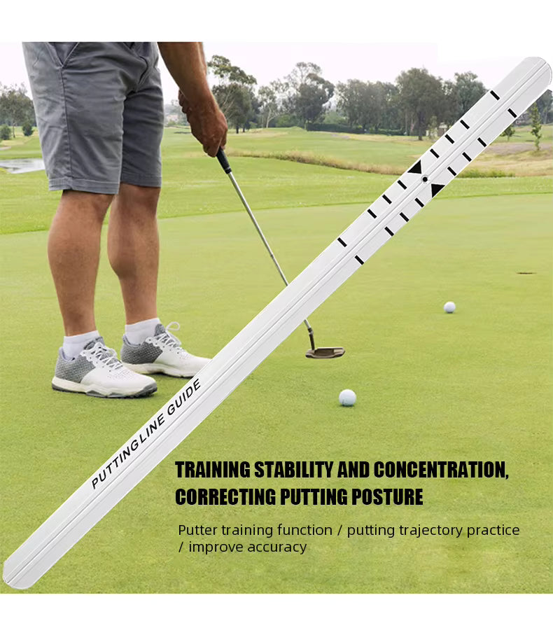 WanderS Outdoor Putting Guide Golf Putting Practice Ruler Line Indoor Golf