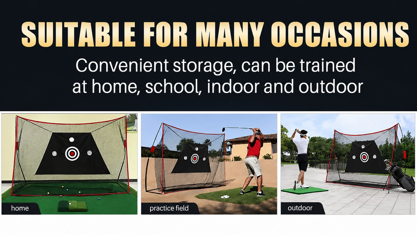 WanderS Golf Hitting Simulator Net Target Outdoor Practice Golf Chipping Net