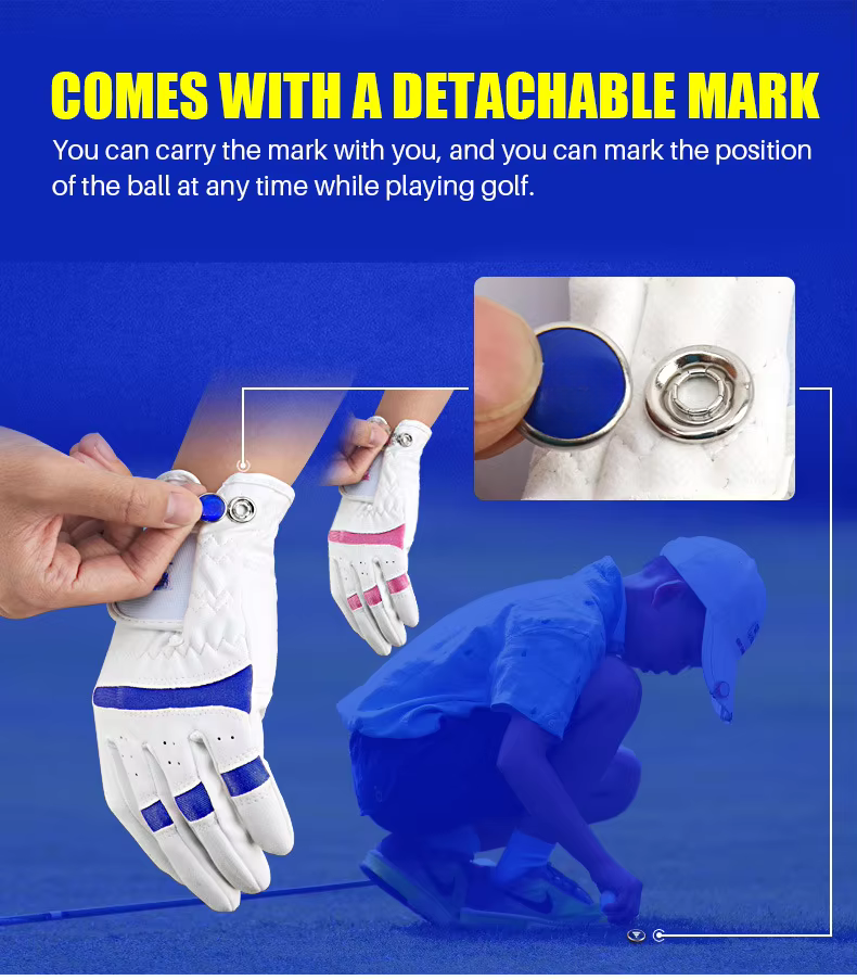 WanderS Children Gloves Kid'S Golf Gloves With Marker