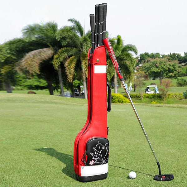 WanderS Microfiber Leather Golf Bas Custom Logo Mini Golf Bag