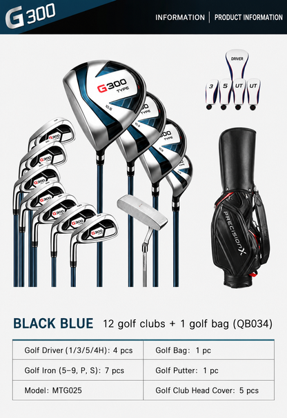 WanderS G300 Men Right Hand Golf Complete Set Club Golf Club Equipment