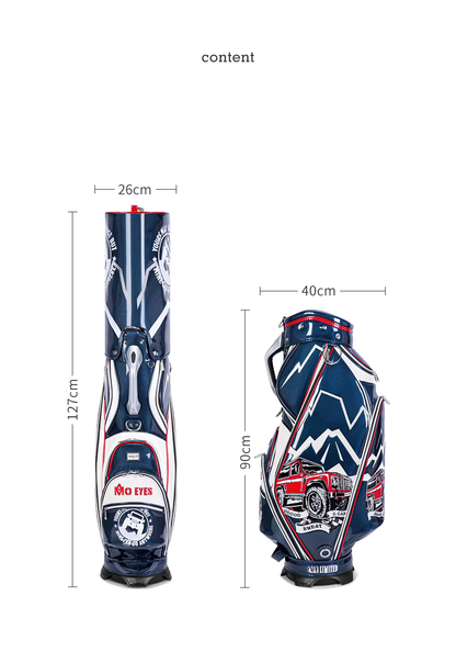 WanderS Golf Bag Manufacturer Custom Logo Pu Leather Golf Bag Waterproof Golf