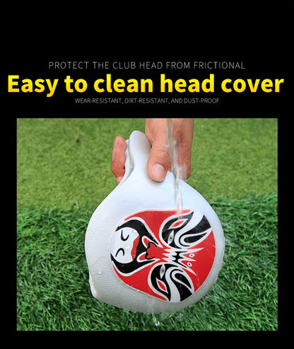 WanderS Custom Logo Tpe Golf Headcover Set Wood Head Cover With Customizable Logo