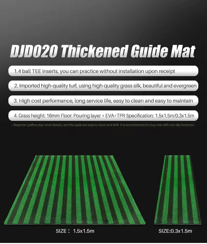 WanderS Driving Range Dual-Turf Golf Practice Mat For Hitting Swing Training