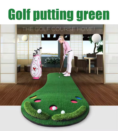 WanderS Indoor And Outdoor Floor Nylon Artificial Grass Turf Mat Practice Golf Putting Mat Training Golf Mat