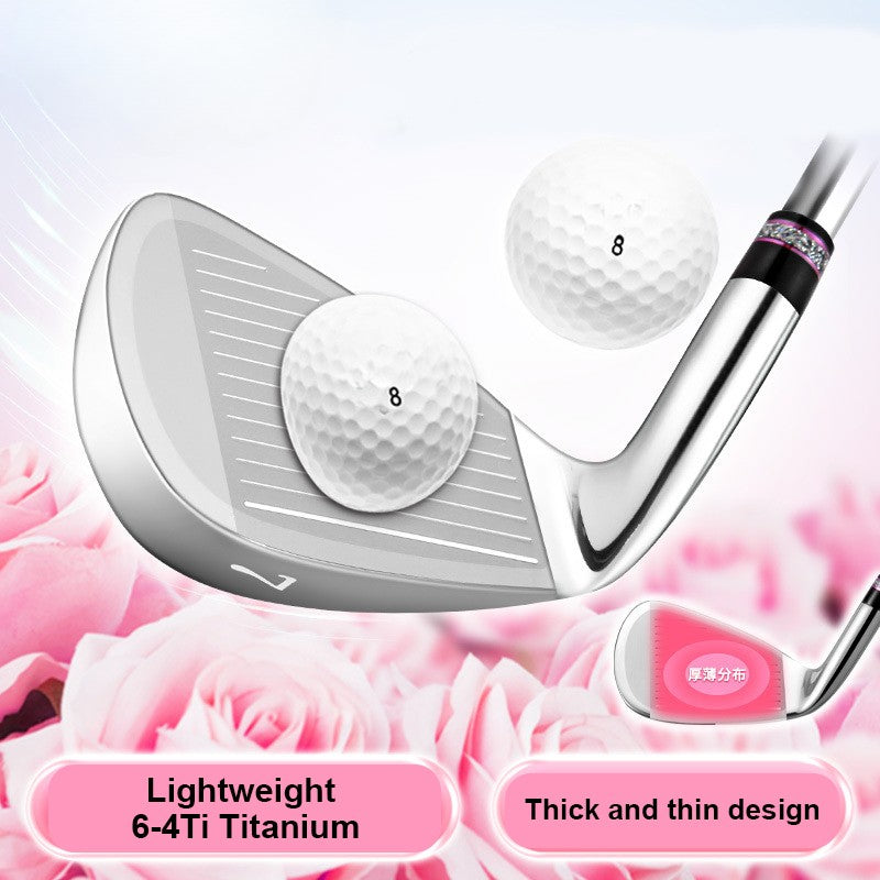 WanderS Women Righr Handed Golf Club Set Titanium Driver Golf Clubs With Golf