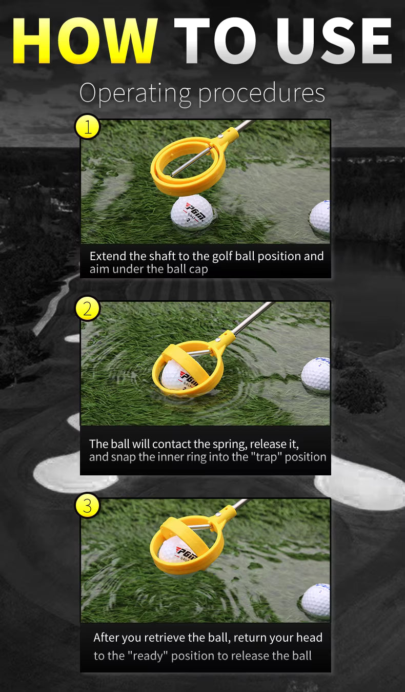 WanderS Golf Equipment Golf Ball Retrievers Portable Telescopic