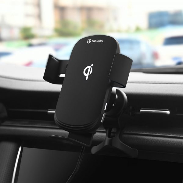 WanderS 15W Dual-Coil Car Wireless Charger